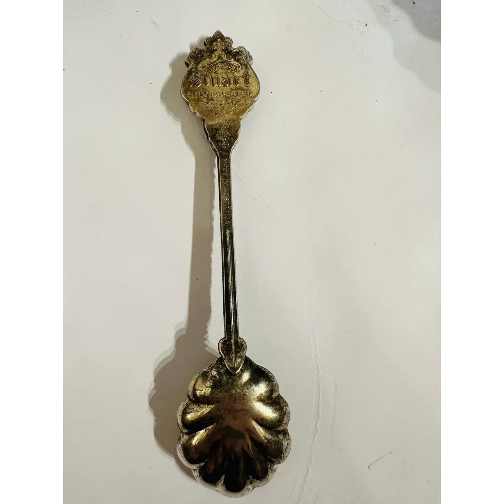 Vintage Souvenir Spoon Lot 5PC Silverplated Travel Canada Sydney Graceland